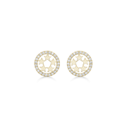 Støvring Design 8kt Guld Ørestik Stjerner med Zirkonia 60242057