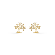 Støvring Design 8kt Guld Livets Træ Ørestik 60242778