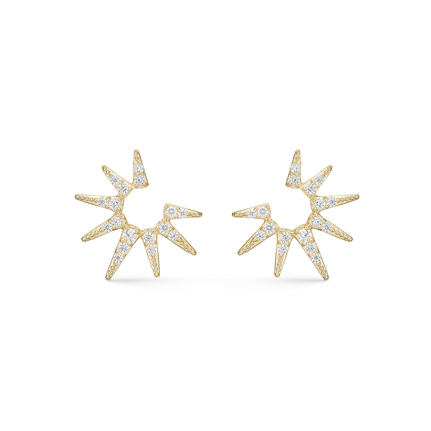 Støvring Design 8kt Guld Ørestik med Zirkonia 60242781