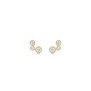 Støvring Design 8kt Guld Ørestik med 3 Zirkonia 60242782