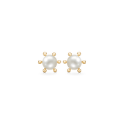 Støvring Design 8kt Guld Ørestik med 6mm Ferskvandsperle 60242856