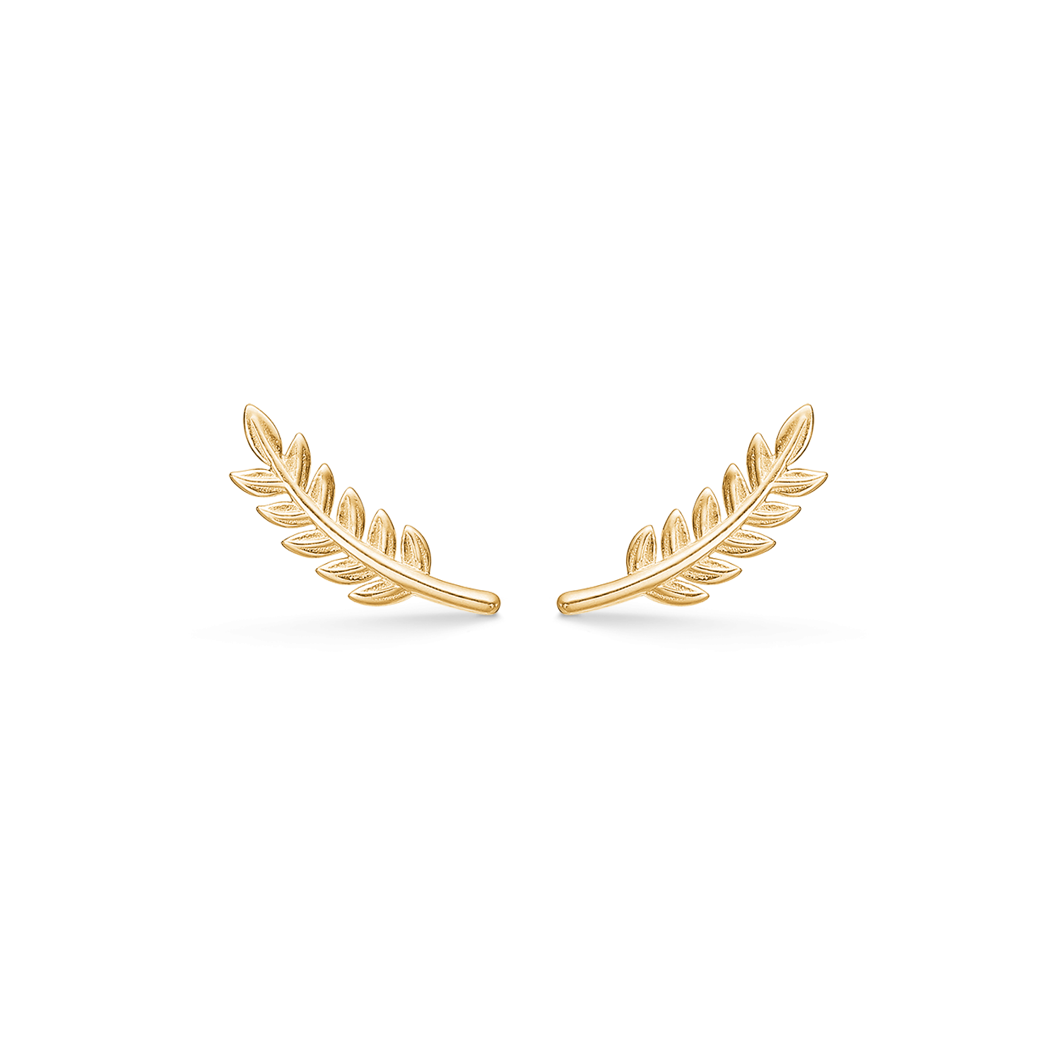 Støvring Design 8kt Guld Fjer Ørestik 60242912