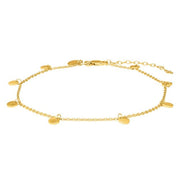 Nordahl Jewellery Forgyldt Ankelkæde Disc52 60250075900