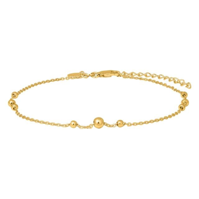 Nordahl Jewellery Forgyldt Ankelkæde Bead52 60250085900
