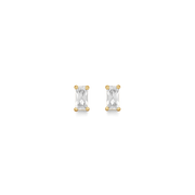 Støvring Design 8kt Guld Ørestik med Baguette Slebet Zirkonia 60251013
