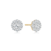 Støvring Design 8kt Guld roset Ørestik med Zirkonia 60257046