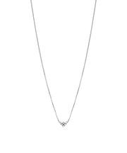 Lund Copenhagen 14kt Hvidgulds Collier med i alt 0,12ct Brillanter 602706-0,12