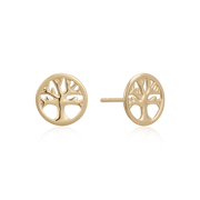 Støvring Design 8kt Guld Ørestik med Livets Træ 60342884