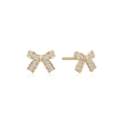 Støvring Design 8kt Guld Ørestik med Sløjfer og Zirkonia 60342887