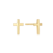 Støvring Design 8kt Guld ørestik med Kors 60342973