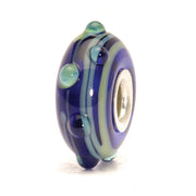 Trollbeads/Troldekugler Blå dug kugle TGLBE-10021