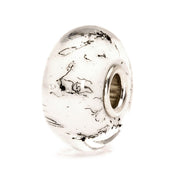 Trollbeads/Troldekugler Hvid stål kugle TGLBE-10233