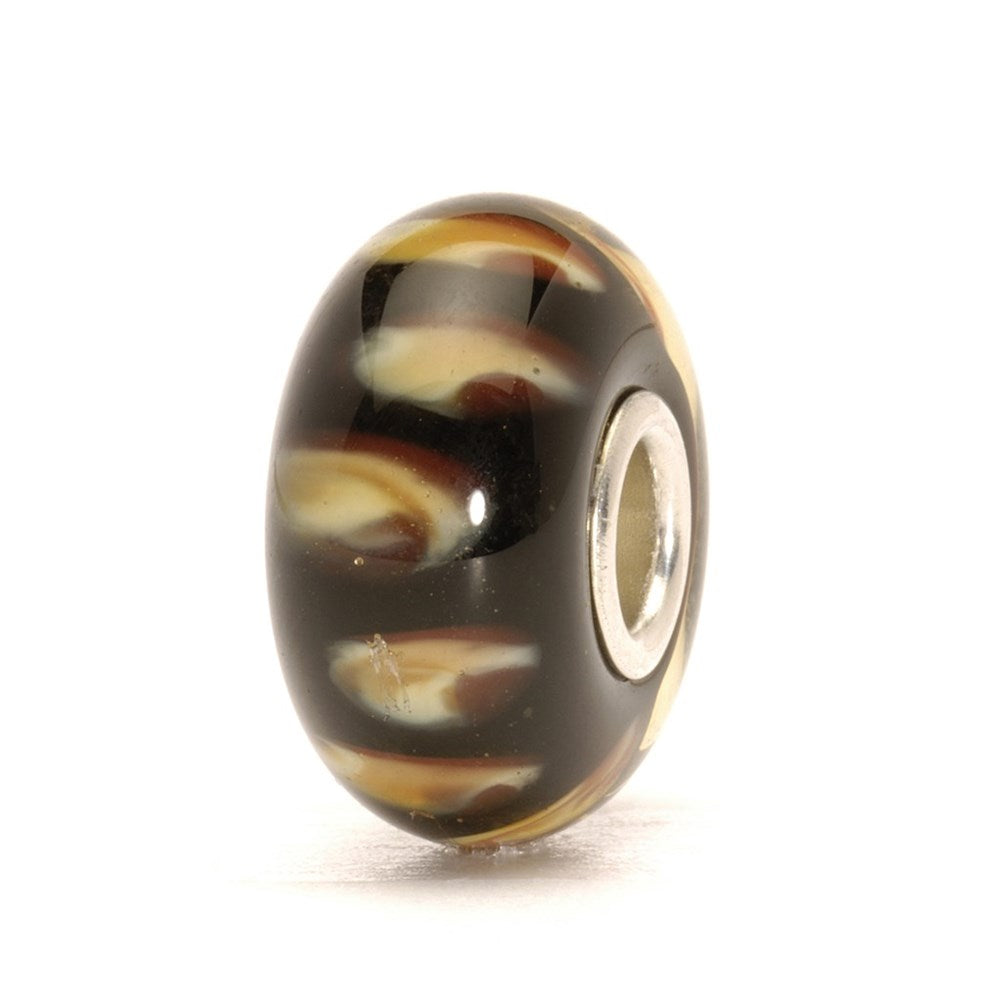 Trollbeads/Troldekugler Mørk leopard kugle TGLBE-10037