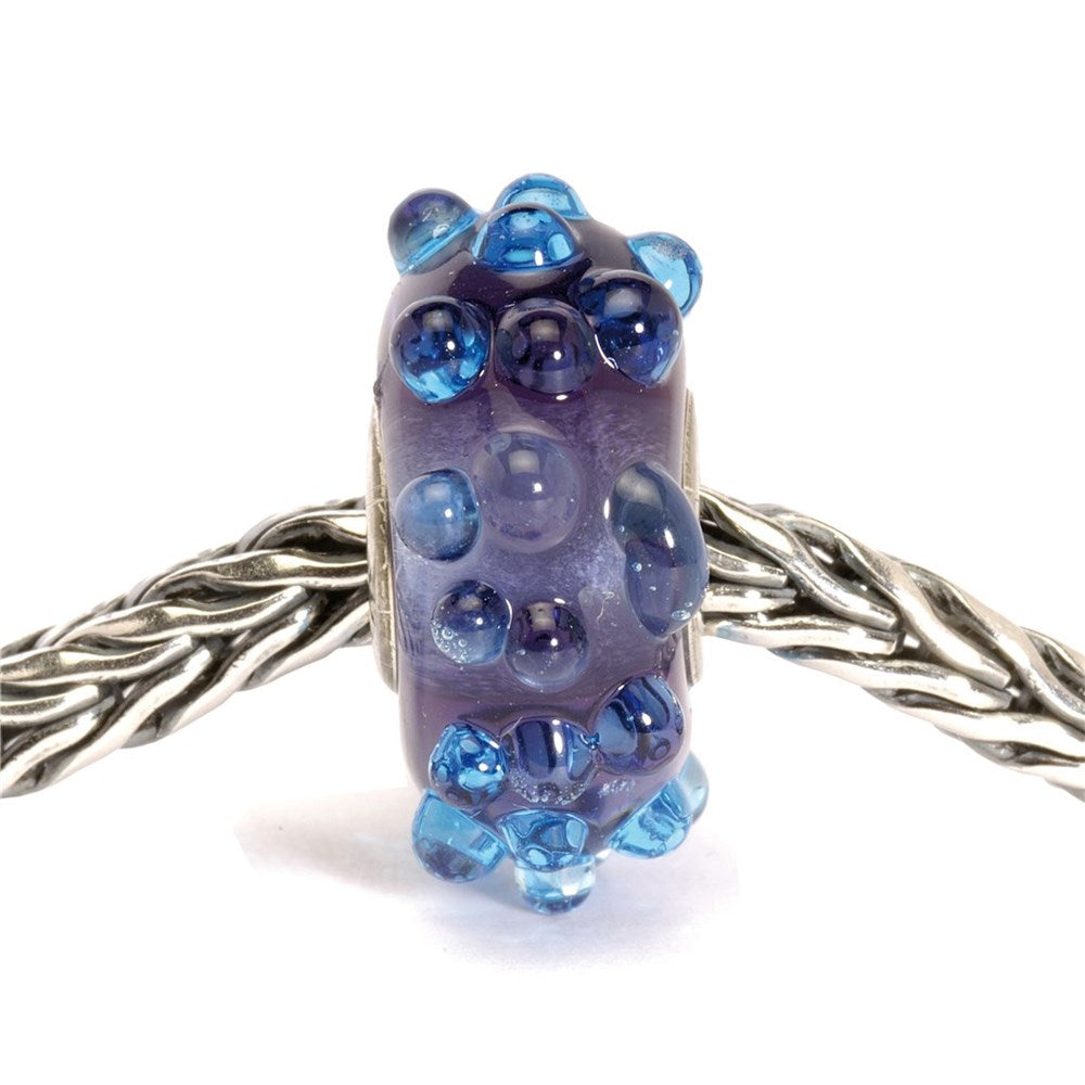 Trollbeads/Troldekugler Blå brus kugle TGLBE-10042