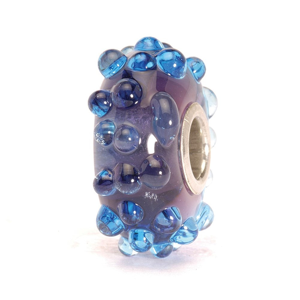 Trollbeads/Troldekugler Blå brus kugle TGLBE-10042