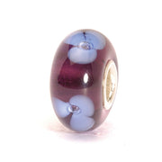 Trollbeads/Troldekugler Lilla blomst kugle TGLBE-10044