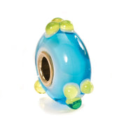 Trollbeads/Trollbeads Turkis/grøn knop kugle TGLBE-10059