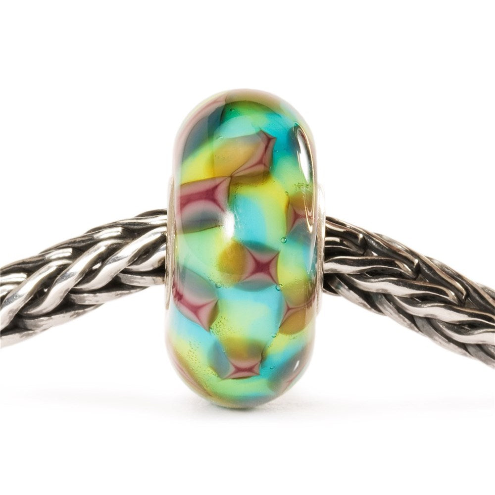 Trollbeads/Trollbeads Turkis/lilla skak kugle TGLBE-10242