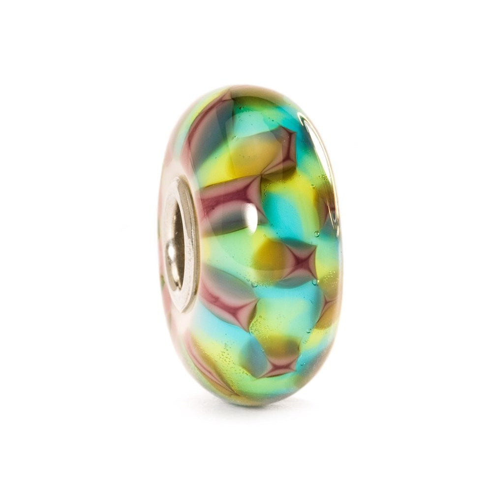 Trollbeads/Trollbeads Turkis/lilla skak kugle TGLBE-10242