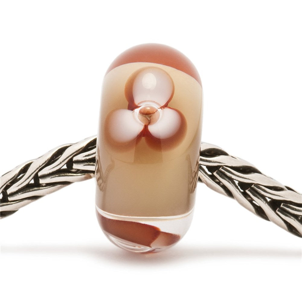Trollbeads/Troldekugler Cappucinoblomst kugle TGLBE-10120