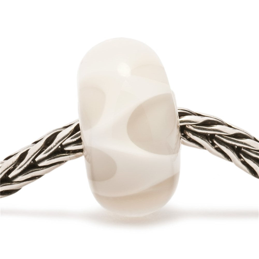 Trollbeads/Troldekugler Hvide papirfolder kugle TGLBE-10124
