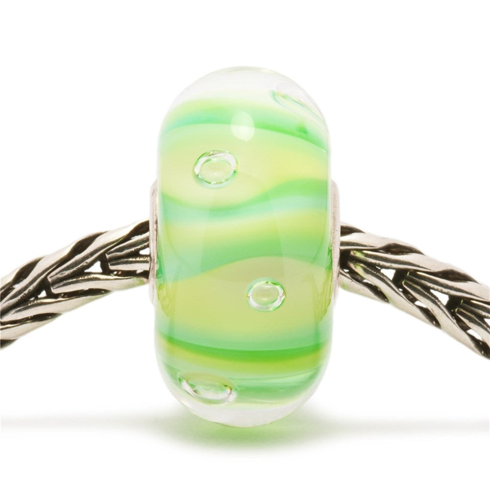 Trollbeads/Troldekugler Grønne bobler kugle TGLBE-10129