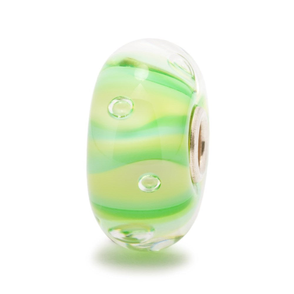Trollbeads/Troldekugler Grønne bobler kugle TGLBE-10129