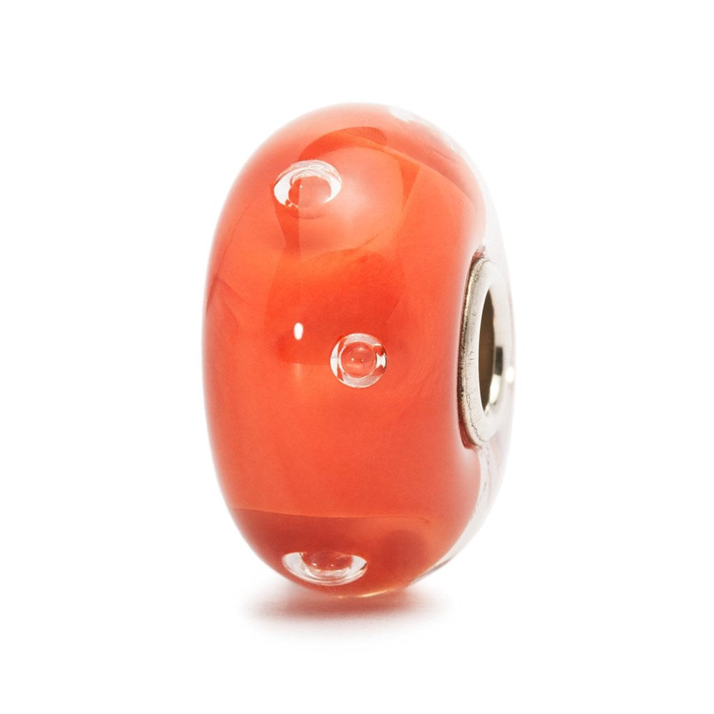 Trollbeads/Troldekugler Ferskenfarvede bobler kugle TGLBE-10138