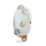 Trollbeads/Troldekugler Blå månesten kugle TGLBE-10140