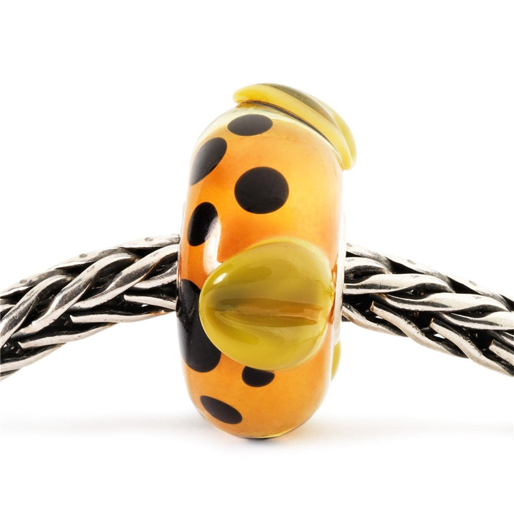 Trollbeads/Troldekugler Orange frøstand kugle TGLBE-10165