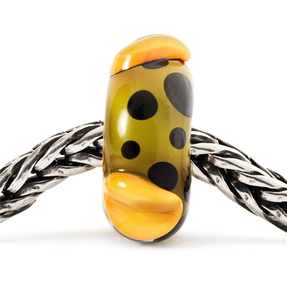 Trollbeads/Troldekugler Grøn frøstand kugle TGLBE-10167