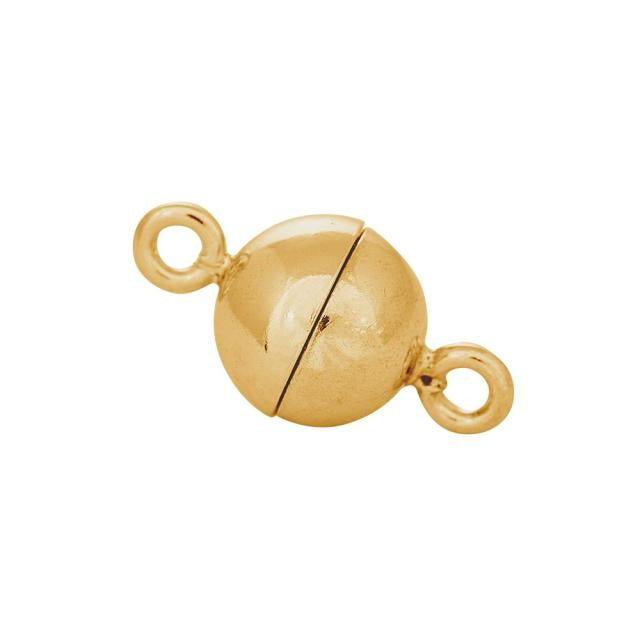 Siersbøl Rhodineret Forgyldt Magnet Perlelås 10mm 60170105900