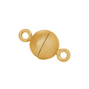 Siersbøl Rhodineret Forgyldt Mat Magnet Perlelås 10mm 60170115900