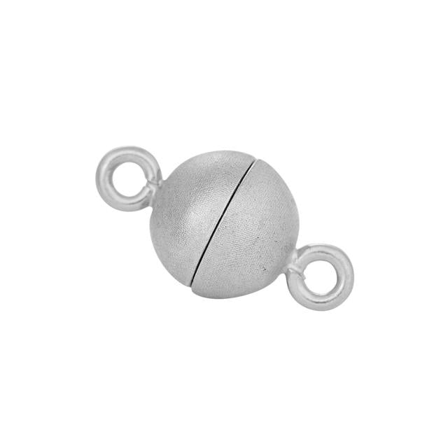 Siersbøl Rhodineret Sølv Magnet Perlelås 10mm 60170110900