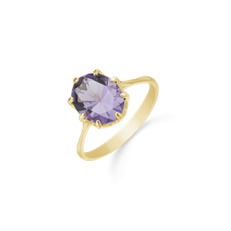 Støvring Design 8kt Guld Ring med Ametyst 62165004
