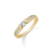 Støvring Design 8kt Guld Ring med Zirkonia 62251969