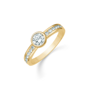 Støvring Design 8kt Guld ring med zirkonia 62251970