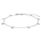Nordahl Jewellery Sølv Ankelkæde Disc52 60250070900
