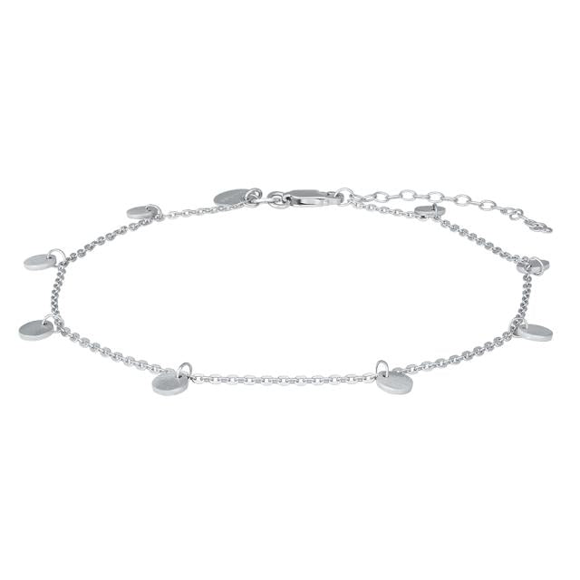 Nordahl Jewellery Sølv Ankelkæde Disc52 60250070900