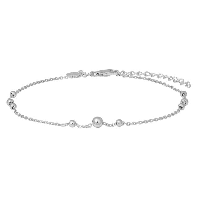 Nordahl Jewellery Sølv Ankelkæde Bead52 60250080900