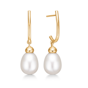 Støvring Design 8kt Guld Ørehæng med Ferskvandsperle 63117999