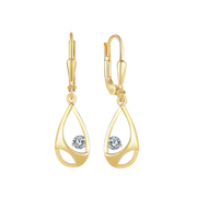 Støvring Design 8kt Guld Ørehæng med Zirkonia 63237972