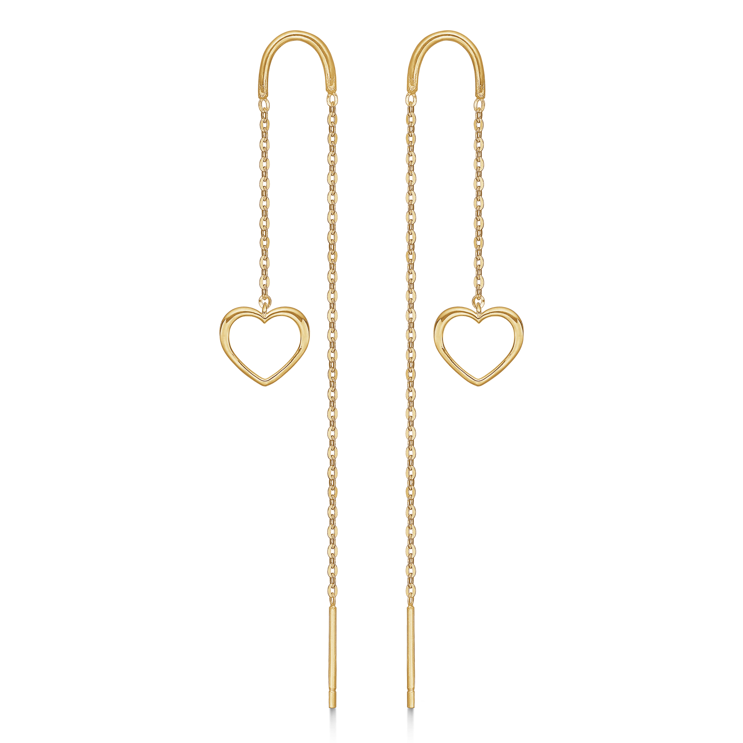 Støvring Design 8kt Guld Ørekæde med Hjerte 63242993