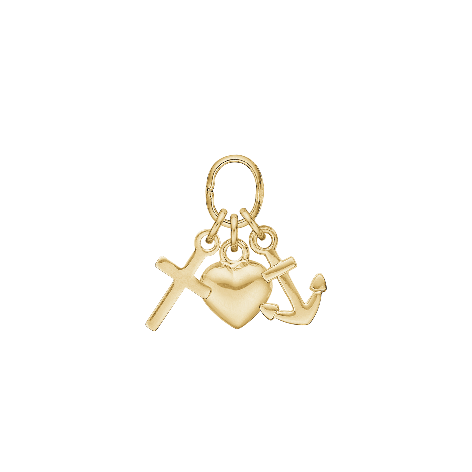 Støvring Design 8kt Guld 5x7mm Tro Håb og Kærlighed  64237993
