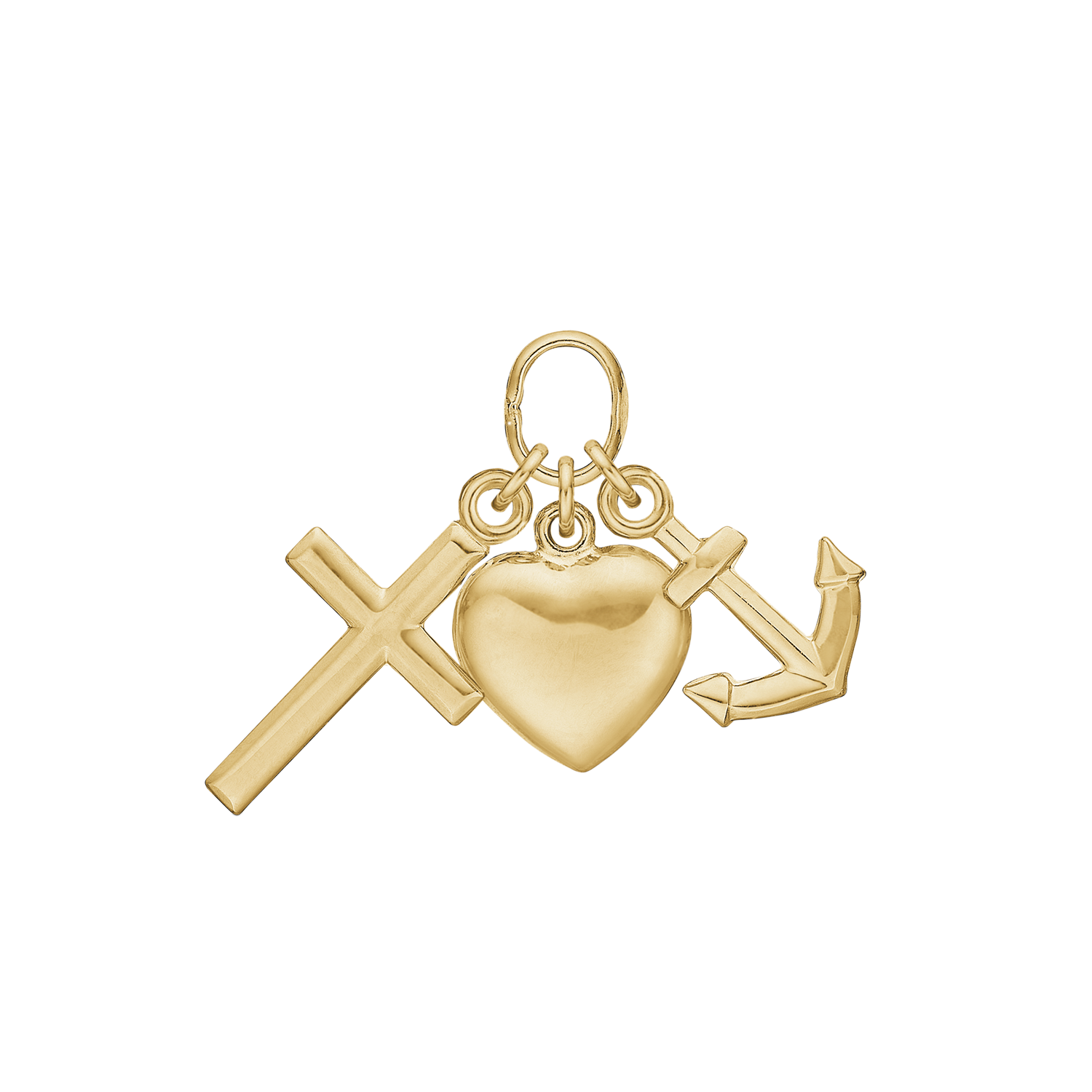 Støvring Design 8kt Guld 9x14mm Tro Håb og Kærlighed 64237995