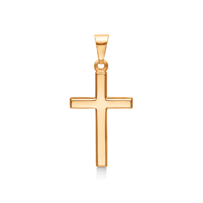 Støvring Design 8kt Guld Kors Vedhæng 13x21mm 64237997