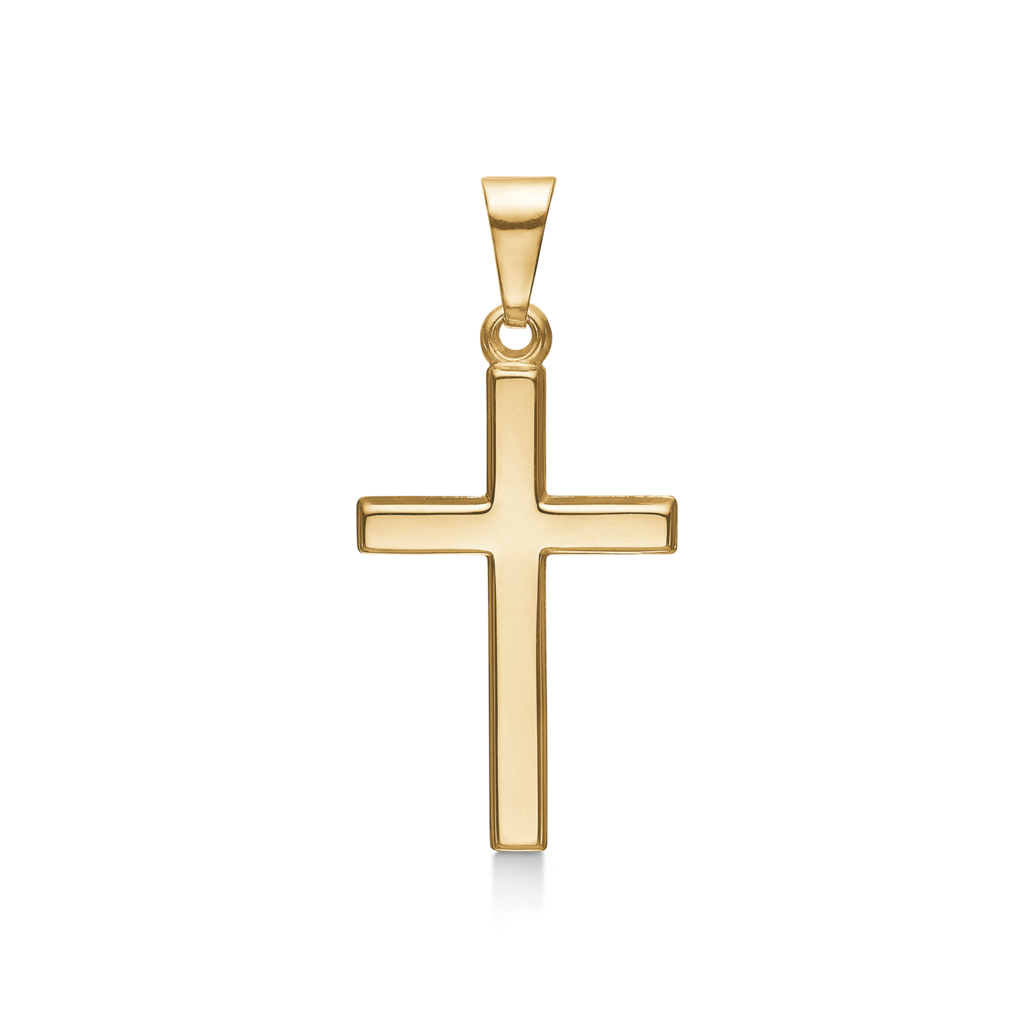 Støvring Design 14kt Guld Kors Vedhæng 13x21mm 74237997