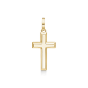 Støvring Design 8kt Guld Kors Vedhæng 10x20mm 64242981