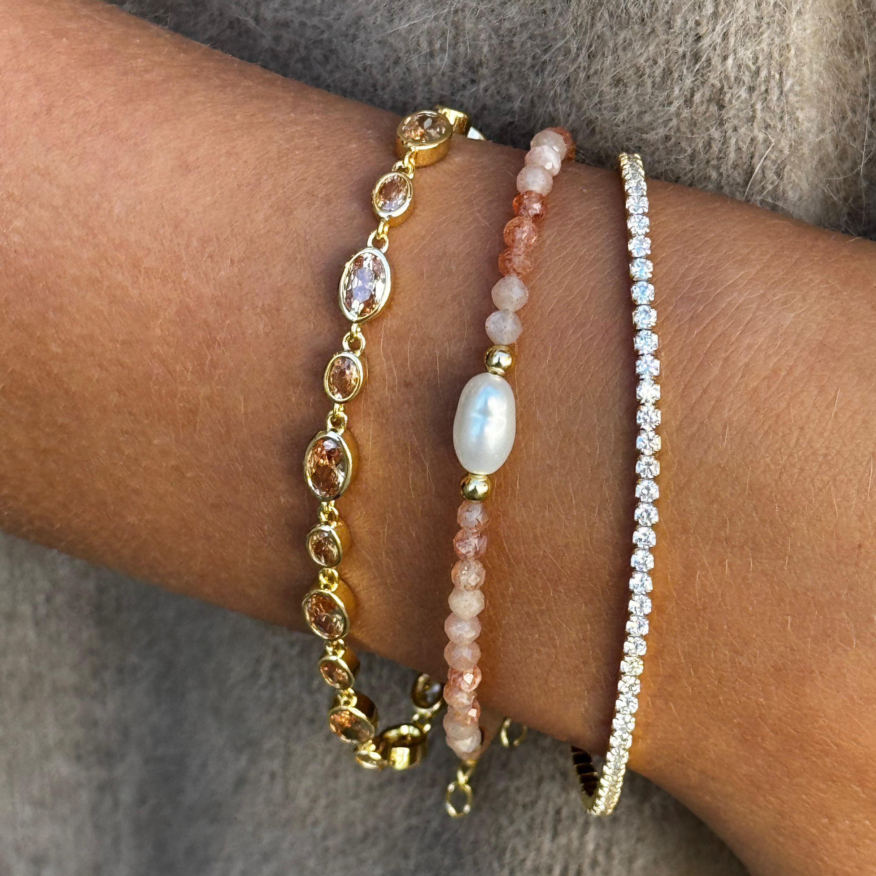Aqua Dulce Champella Oval armbånd 6488