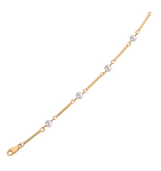 Støvring Design 8kt Guld Armbånd med Ferskvandsperler 65166031